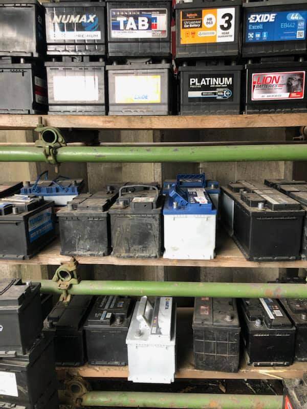 Babington Car Spares Recycled Batteries